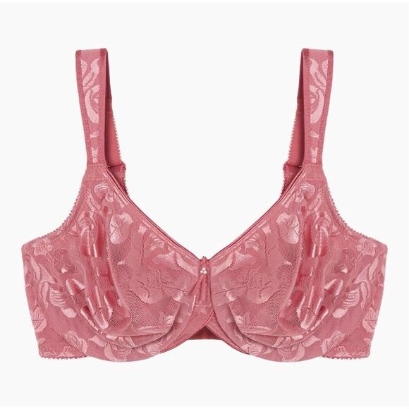 WACOAL NWT Awareness Full Figure Seamless PINK Underwire Bra 34DD